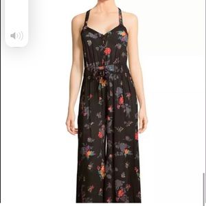 $118 Free People One MOONLIGHT GARDEN Jumpsuit XS